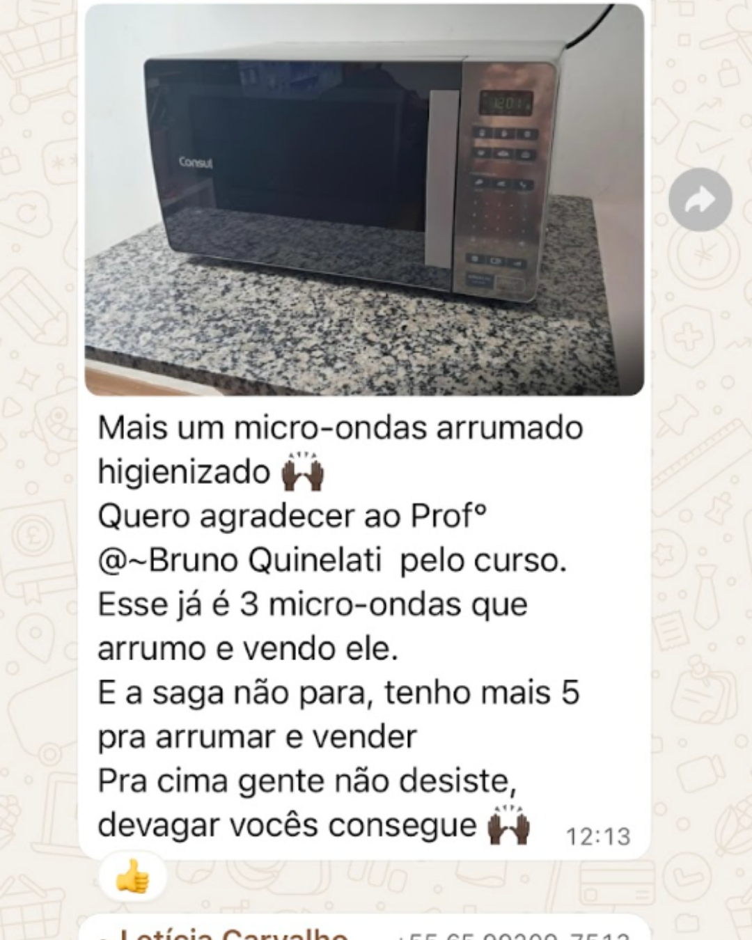 Depoimento de aluno 9